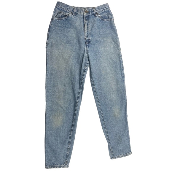 L.L.Bean Double L Womens Jeans 12R Light Blue Five-Pocket Vintage Denim USA - Picture 1 of 12